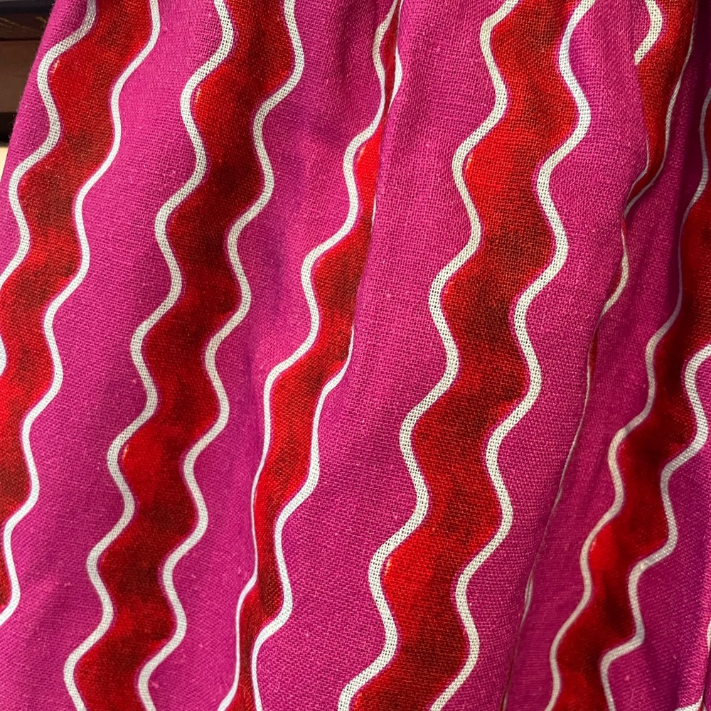 NWT Nettle Studios Wavy Linen Mid Easy Flare Pants - Picture 6 of 7